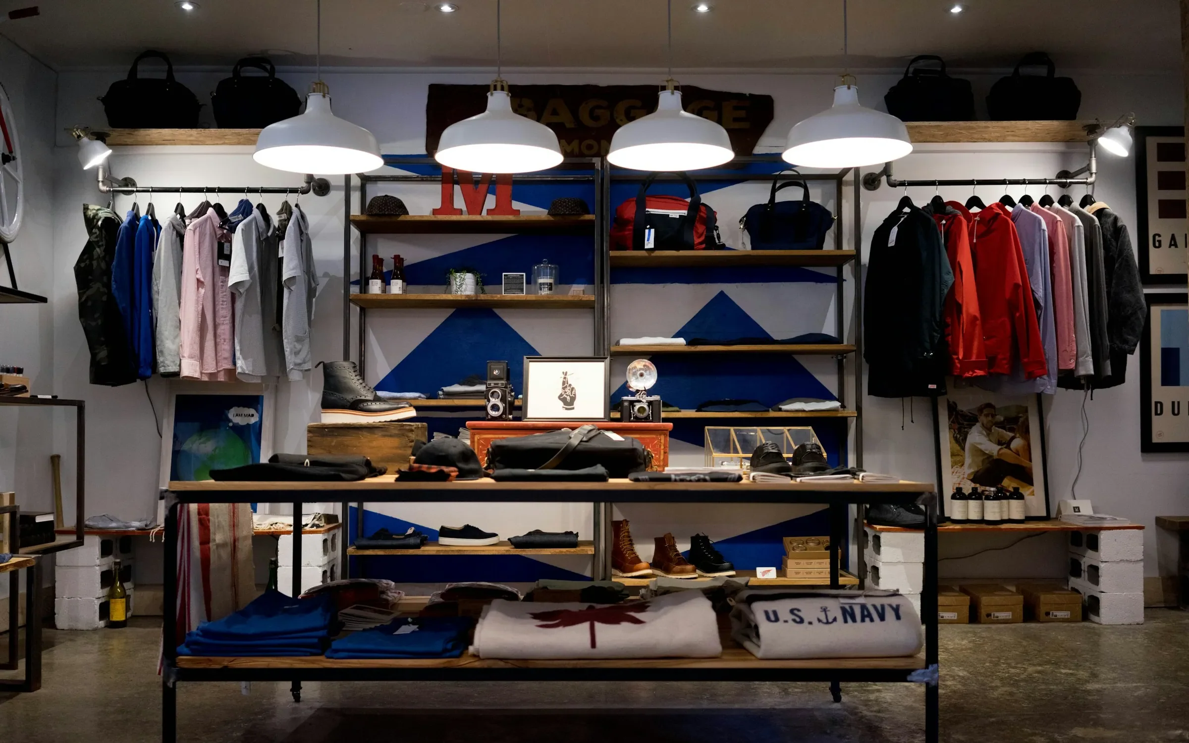 clothes store interior